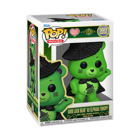 CARE BEARS X WICKED - Good Luck Bear As Elphaba Thropp #2052 Funko Pop!