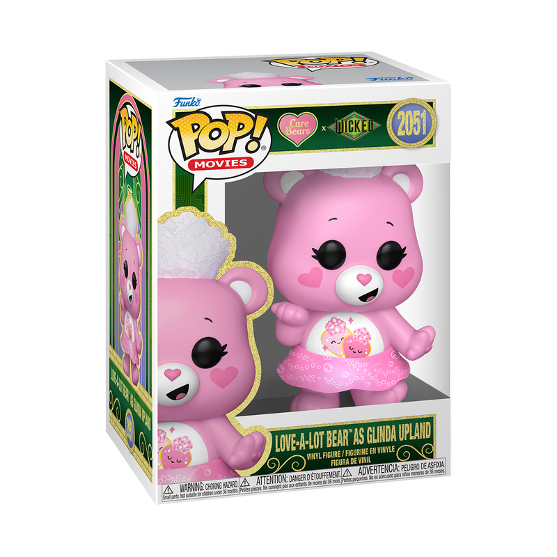 CARE BEARS X WICKED - Love-A-Lot Bear As Glinda Upland #2051 Funko Pop!
