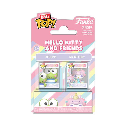 HELLO KITTY & FRIENDS - Keroppi & My Melody Funko Bitty Pop! 2-Pack