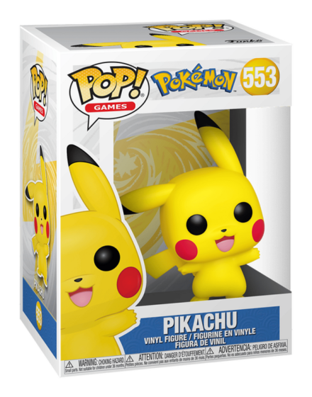 POKEMON - Pikachu (Waving) #553 Funko Pop!