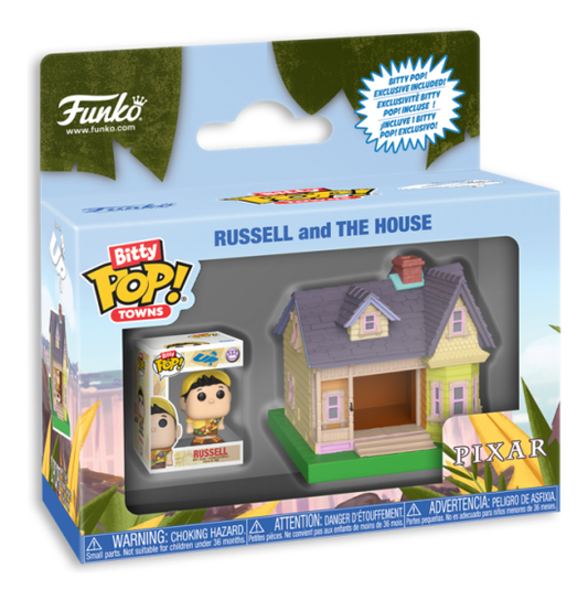 DISNEY PIXAR : UP - Russell & The House Funko Bitty Pop! Town