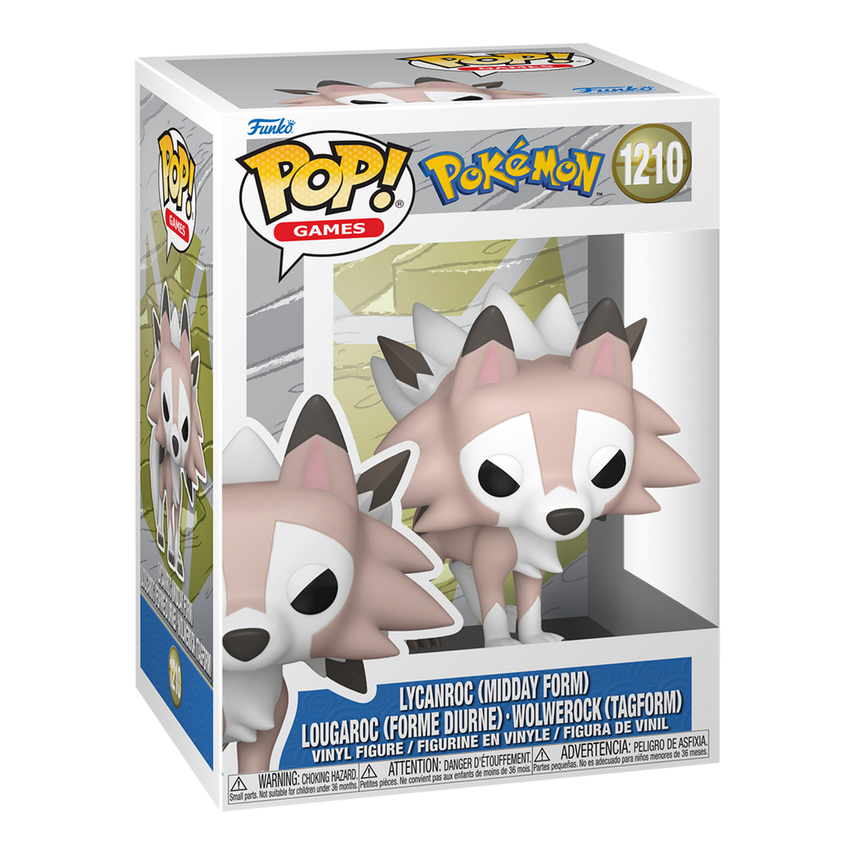 POKEMON - Lycanroc (Midday Form) #1210 Funko Pop!
