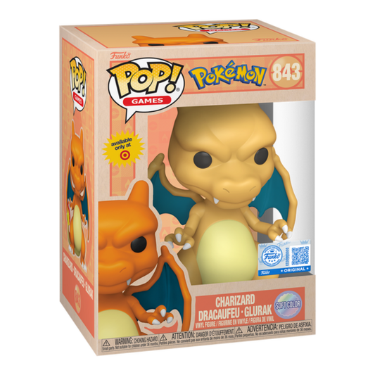 POKEMON - Charizard (Soft Colour) #843 Funko Pop!