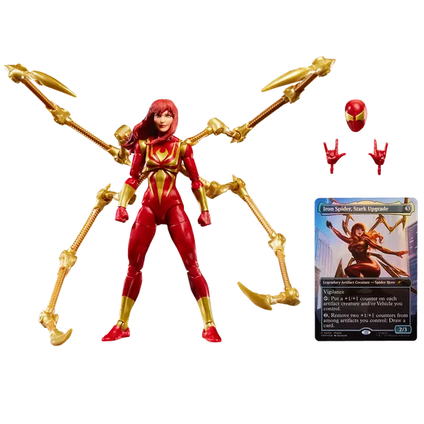 MARVEL : SPIDER-MAN X MAGIC THE GATHERING - Mary Jane Watson Iron Spider Marvel Legends Hasbro Exclusive Action Figure