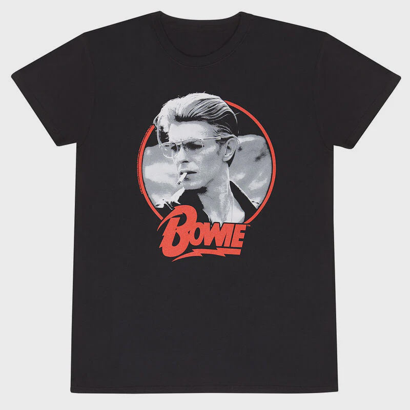DAVID BOWIE - Smoking Black T-Shirt