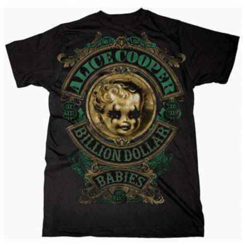 ALICE COOPER - Billion Dollar Baby Crest T-Shirt
