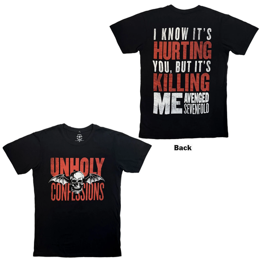 AVENGED SEVENFOLD - Unholy Confessions Premium Carbon T-Shirt