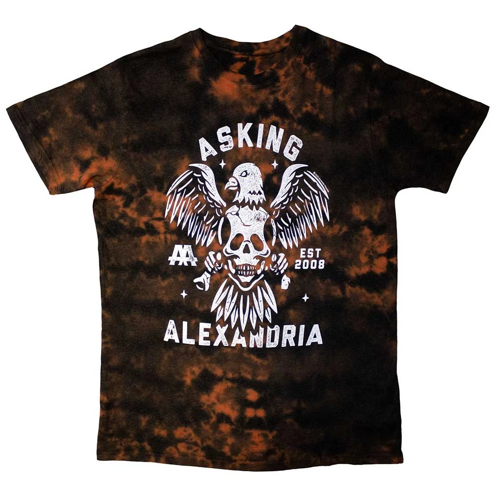 ASKING ALEXANDRIA -  Eagle Skull Dip-Dye T-Shirt