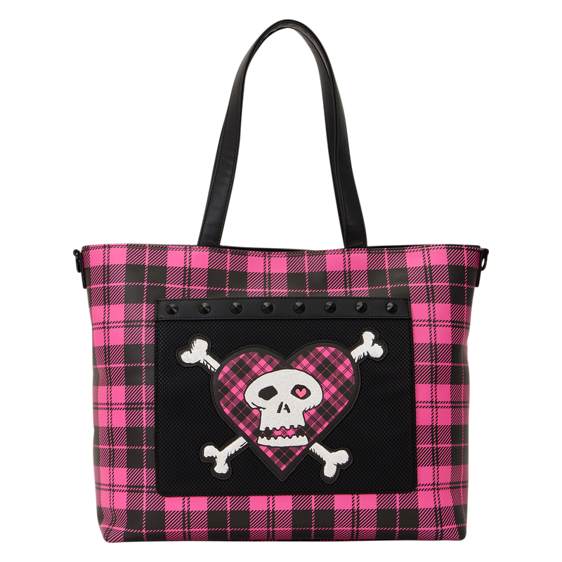 LOUNGEFLY : AVRIL LAVINGE - Logo Tote Crossbody Bag With Coin Bag