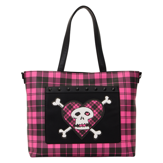 LOUNGEFLY : AVRIL LAVINGE - Logo Tote Crossbody Bag With Coin Bag