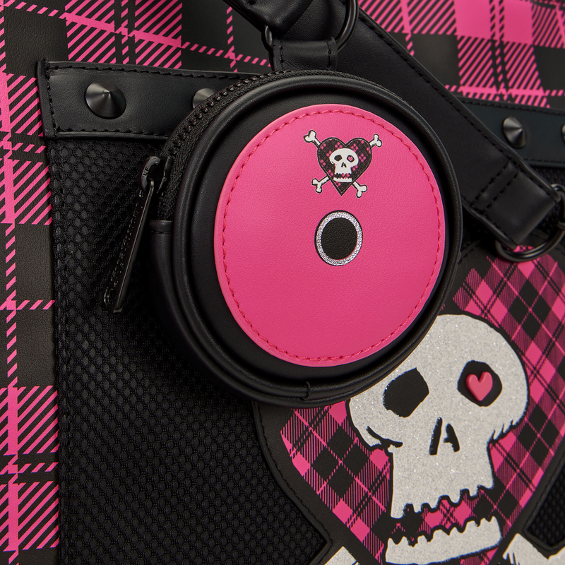 LOUNGEFLY : AVRIL LAVINGE - Logo Tote Crossbody Bag With Coin Bag