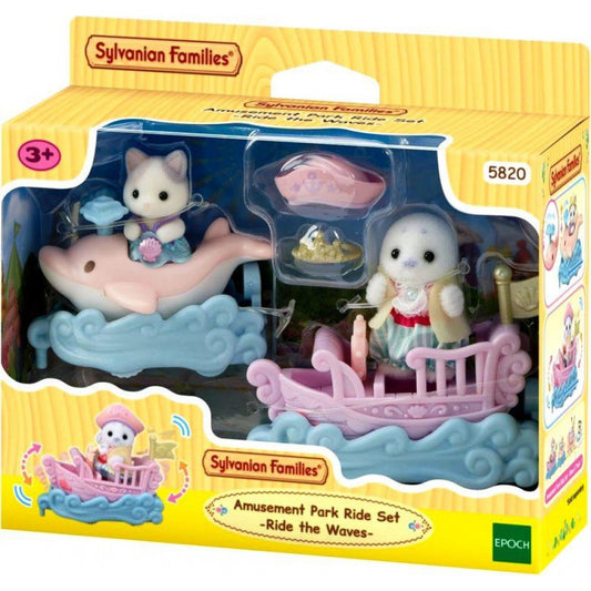 SYLVANIAN FAMILIES - Amusement Park Ride Set - Ride the Waves