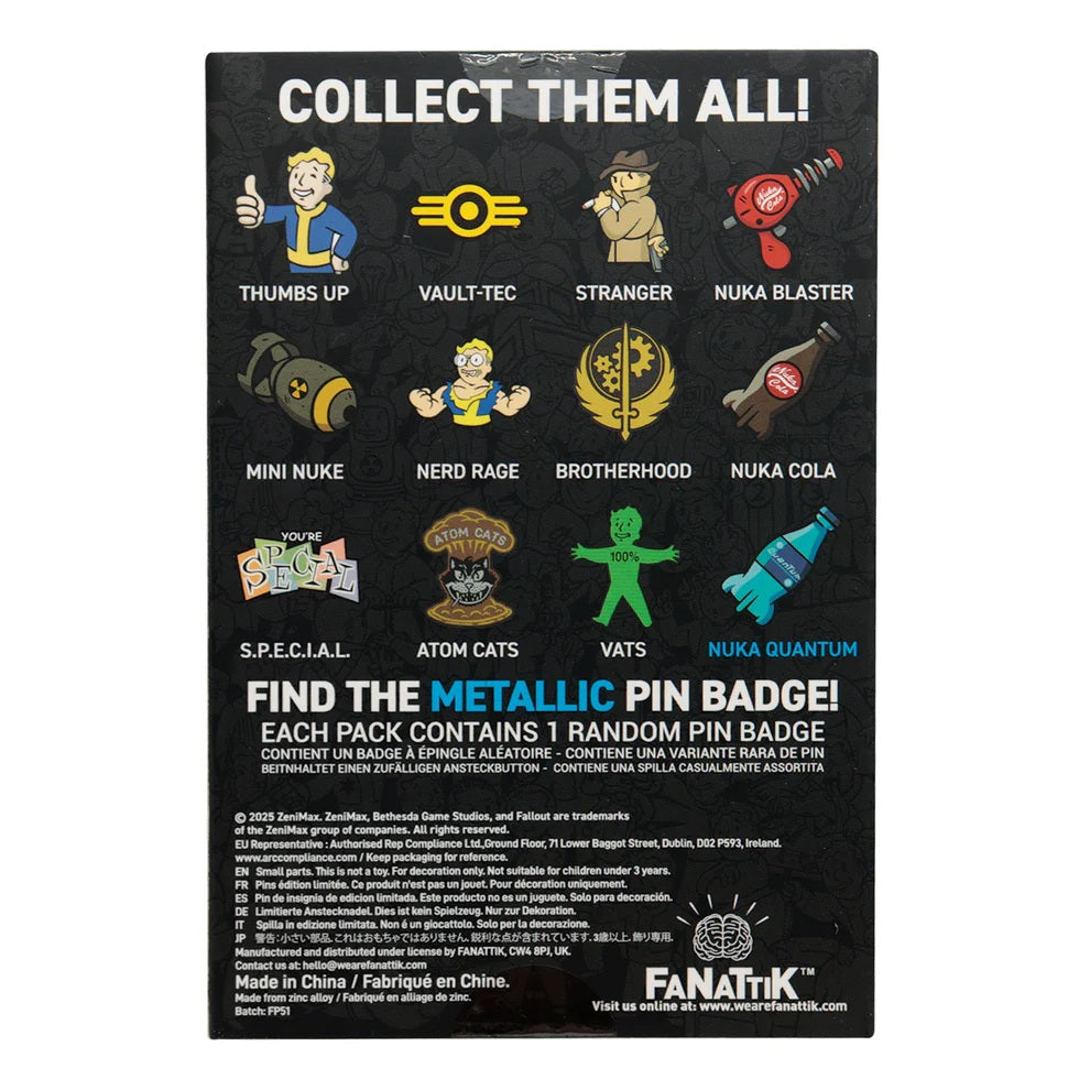 FALLOUT - Fanattik S2 Mystery Pin Badge (1)