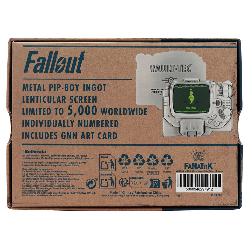 FALLOUT - Pip-Boy Limited Edition Lenticular Ingot