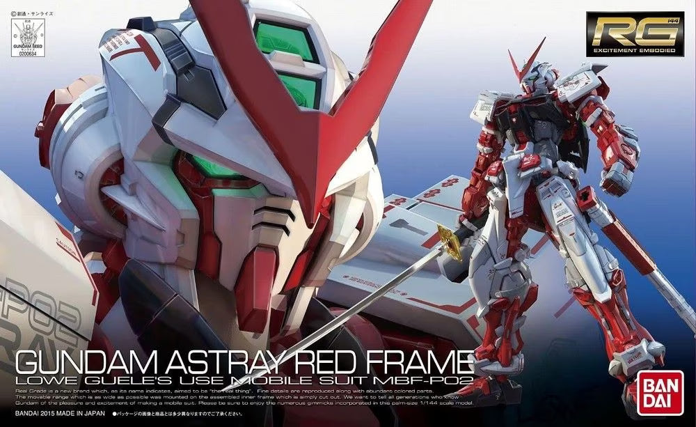 GUNDAM - RG 1/144 Astray Red Frame Lowe Guele's Use Mobie Suit MBF-P02  Model Kit