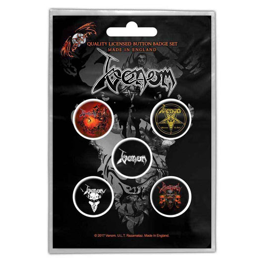 VENOM - Black Metal Badge Pack