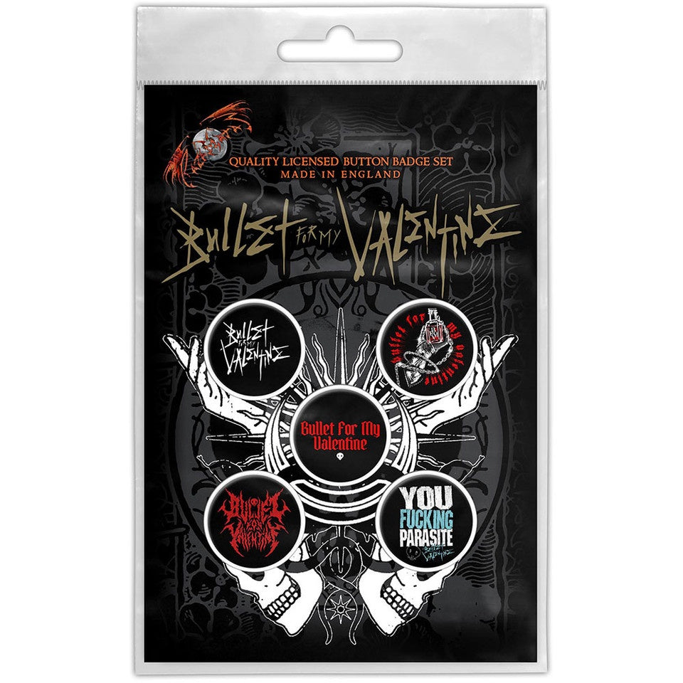 BULLET FOR MY VALENTINE - Logo Badge Pack
