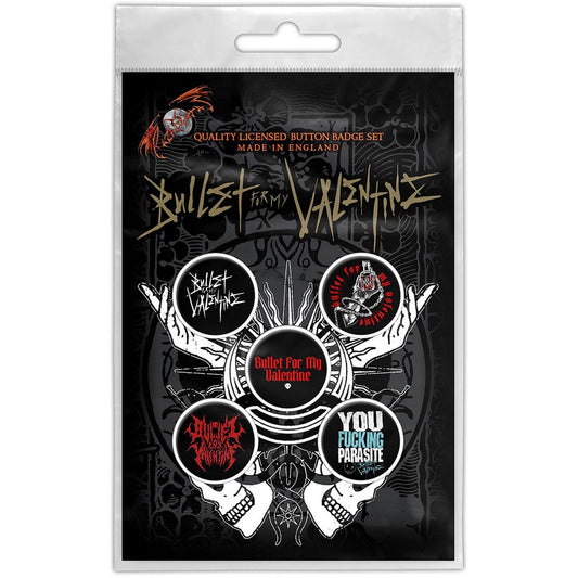 BULLET FOR MY VALENTINE - Logo Badge Pack