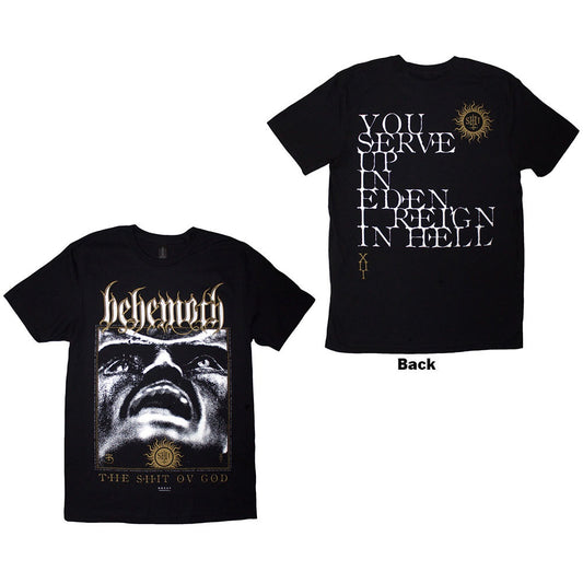 BEHEMOTH - The Shit Ov God Reign In Hell Back Print T-Shirt