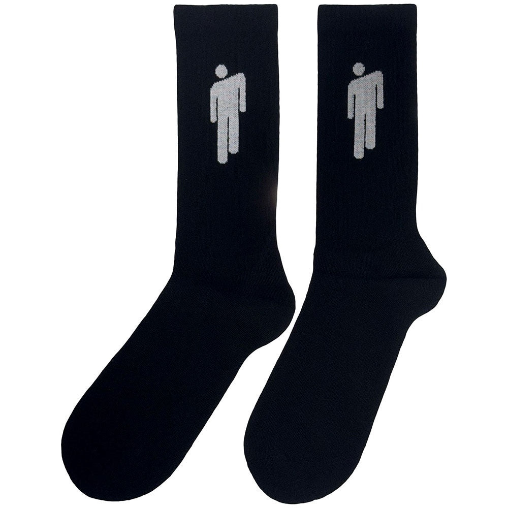 BILLIE EILISH - White Blohsh Black Socks (7-11)