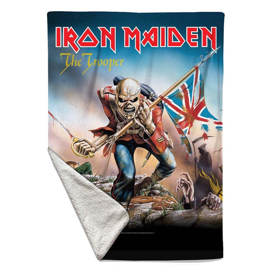 IRON MAIDEN - The Trooper Sherpa Fleece Blanket (60" x 80")