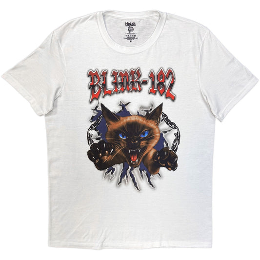 BLINK-182 - Cheshire Cat White T-Shirt