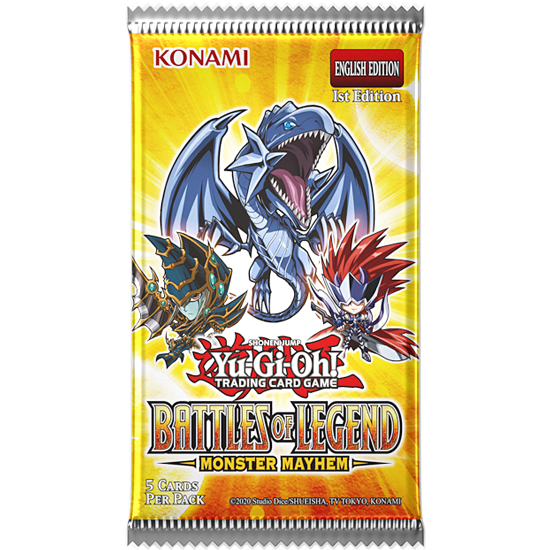 YU-GI-OH! - Battles Of Legend : Monster Mayhem Booster Pack / Box