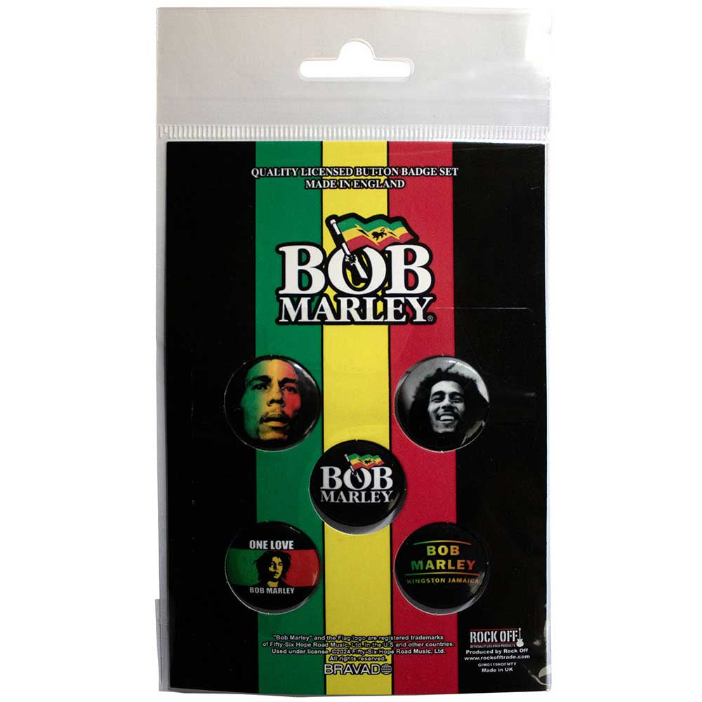 BOB MARLEY - One Love Badge Pack