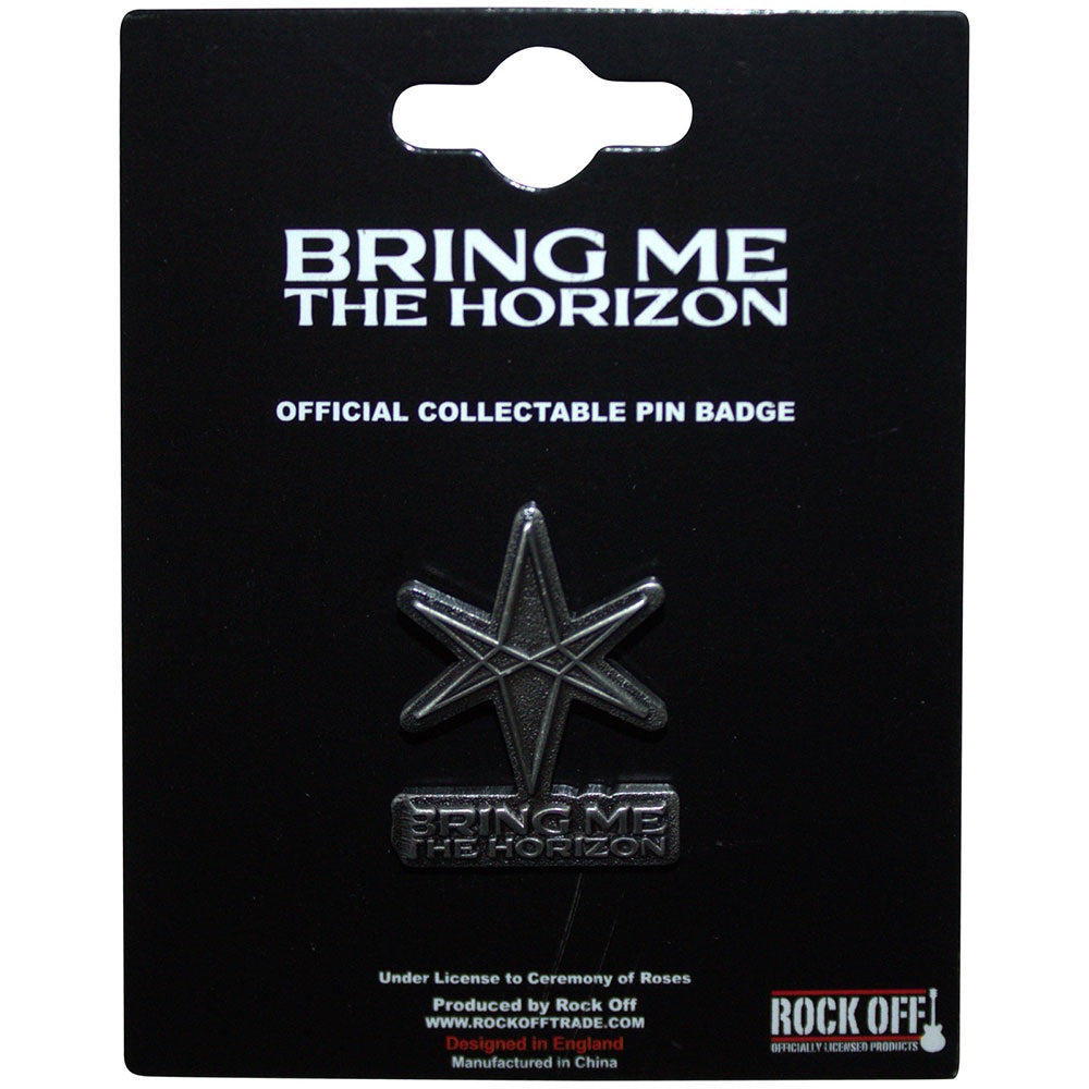 BRING ME THE HORIZON - 6-Point Star Metal Pin Badge