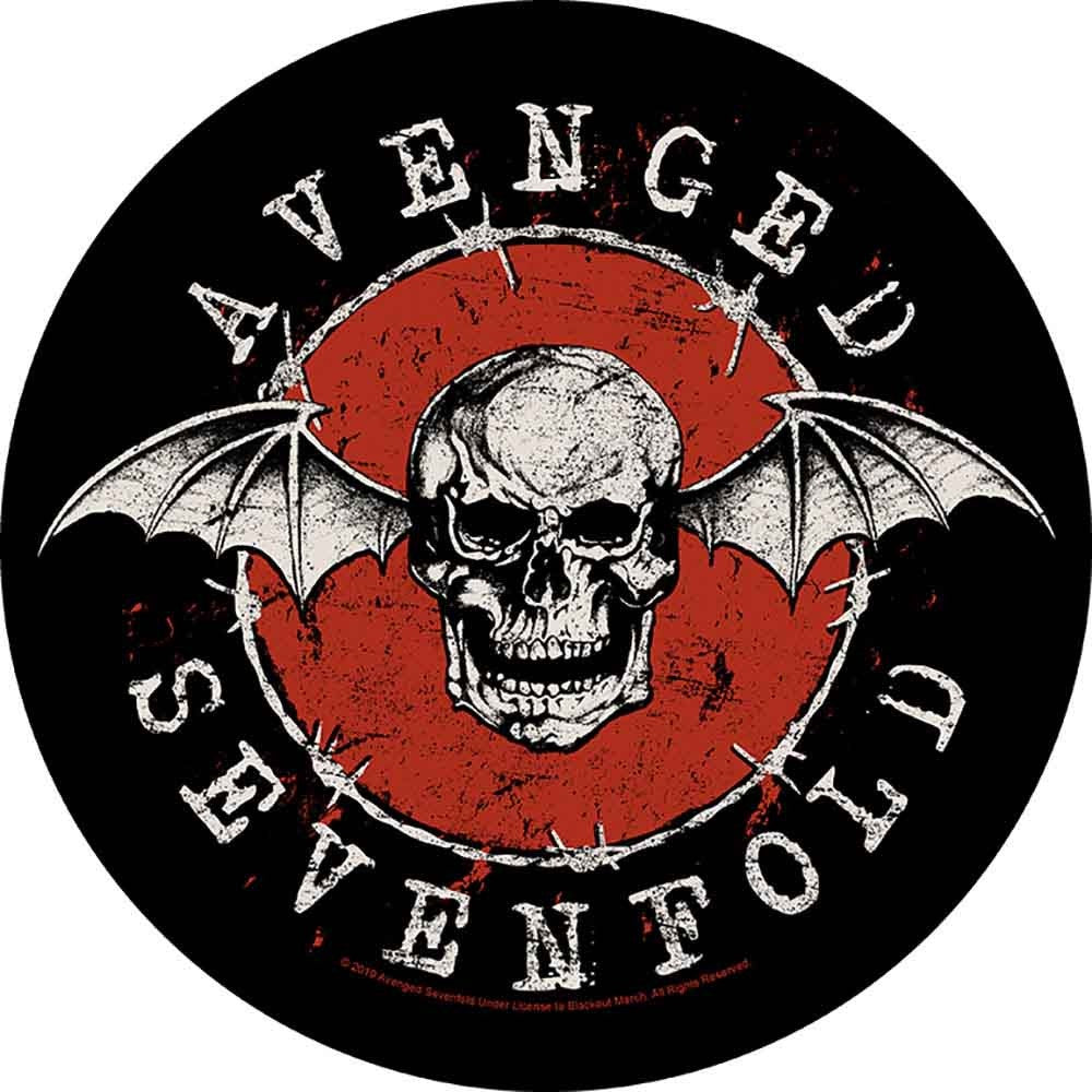 AVENGED SEVENFOLD - Distressed Skull Back Patch