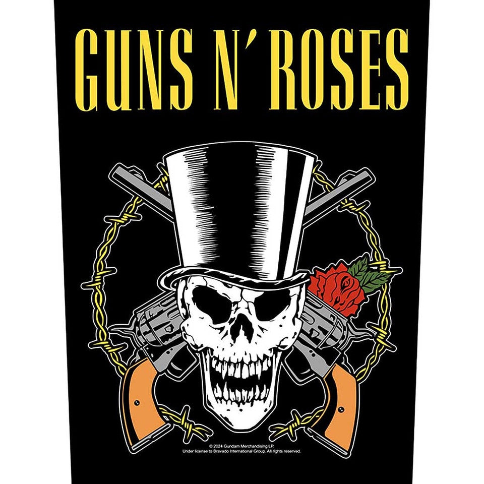 GUNS N' ROSES - Skull & Guns Back Patch