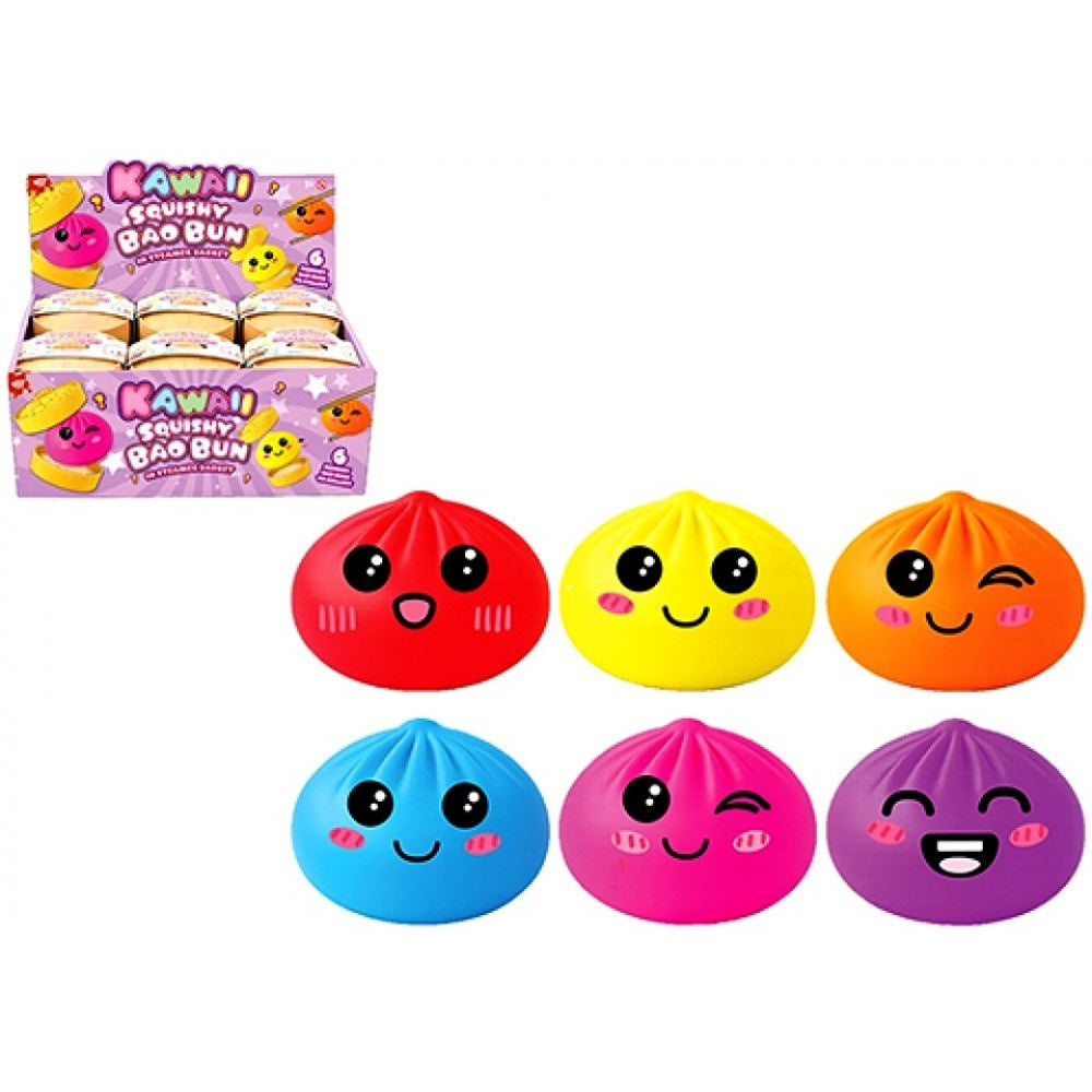 [24] KAWAII SQUISHY BAO BUN - Neon Mystery Blind Box Bao Bun (1)
