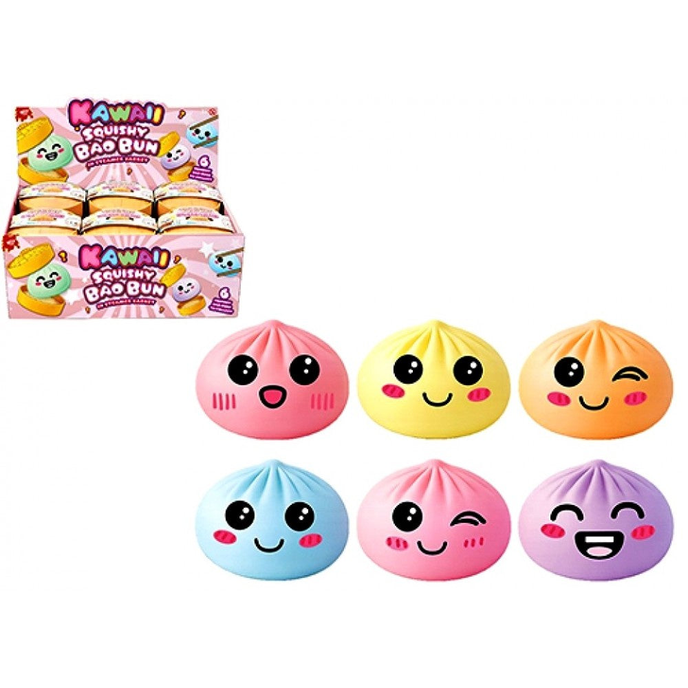 [24] KAWAII SQUISHY BAO BUN - Pastel Mystery Blind Box Bao Bun (1)