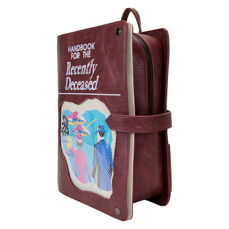 LOUNGEFLY : BEETLEJUICE - Handbook For The Recently Deceased Pin Trader Backpack
