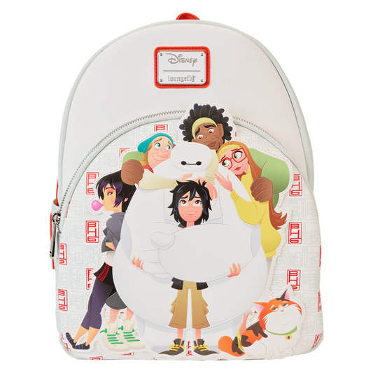 LOUNGEFLY : DISNEY - Big Hero Six 10th Anniversary Baymax Gang Mini Backpack