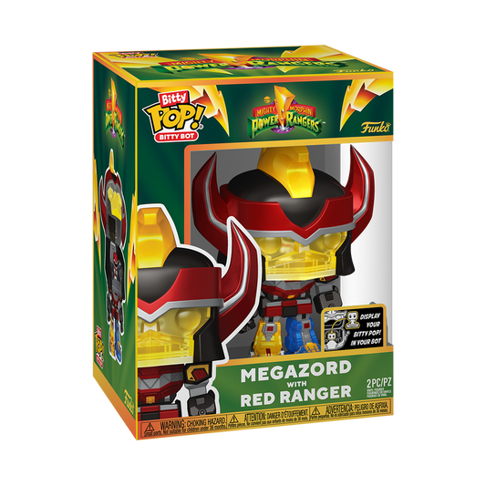 POWER RANGERS - Magazord with Red Ranger Bitty Pop! Bitty Bot