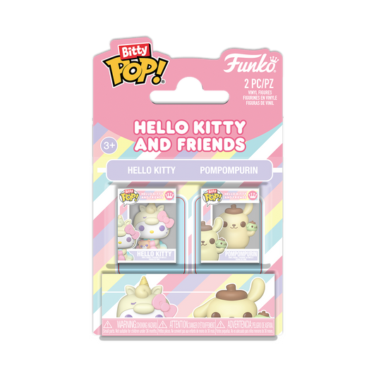 HELLO KITTY & FRIENDS - Hello Kitty & Pompompurin Funko Bitty Pop! 2-Pack
