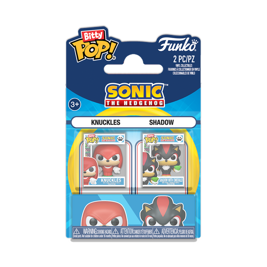 SONIC THE HEDGEHOG - Knuckles & Shadow Funko Bitty Pop! 2-Pack