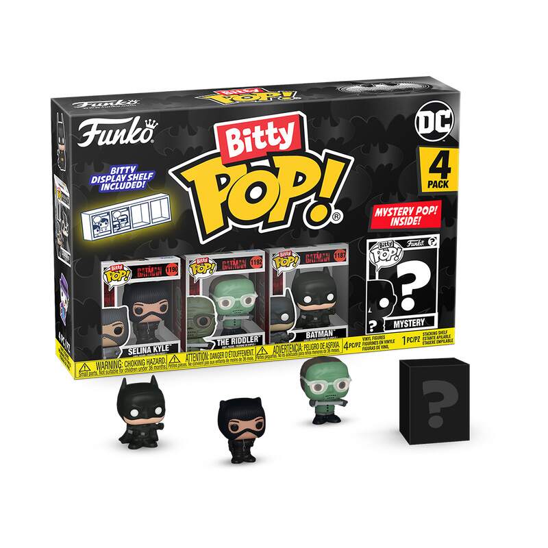 DC : BATMAN 85th ANNIVERSARY - The Batman Catwoman Bitty Funko Pop! 4 Pack