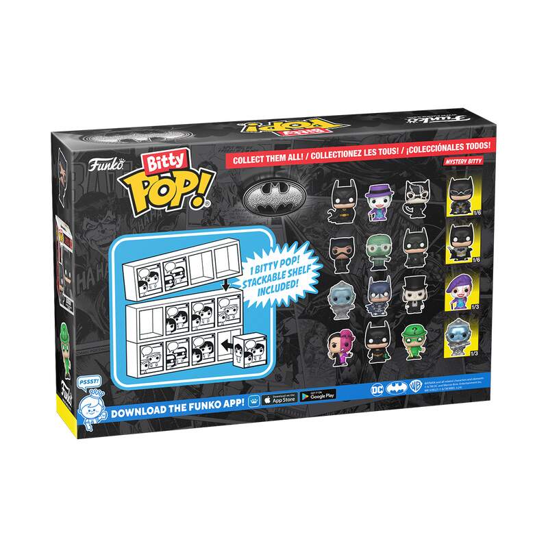 DC : BATMAN 85th ANNIVERSARY - The Batman Catwoman Bitty Funko Pop! 4 Pack