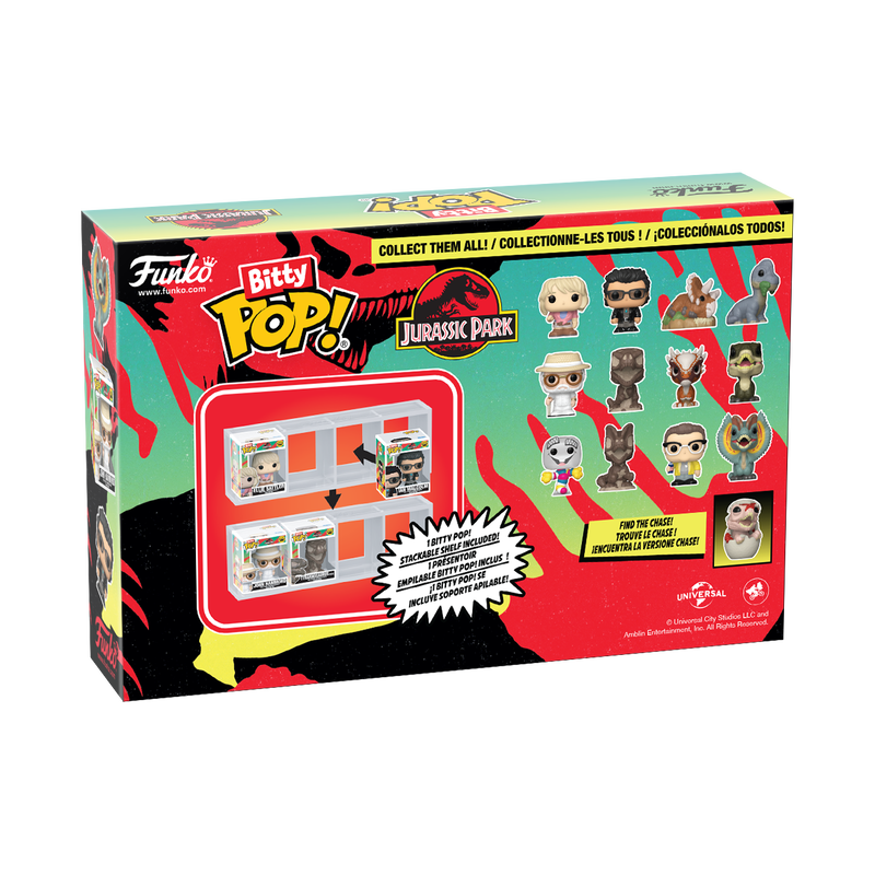 JURASSIC PARK - Mr DNA Bitty Pop! 4-Pack