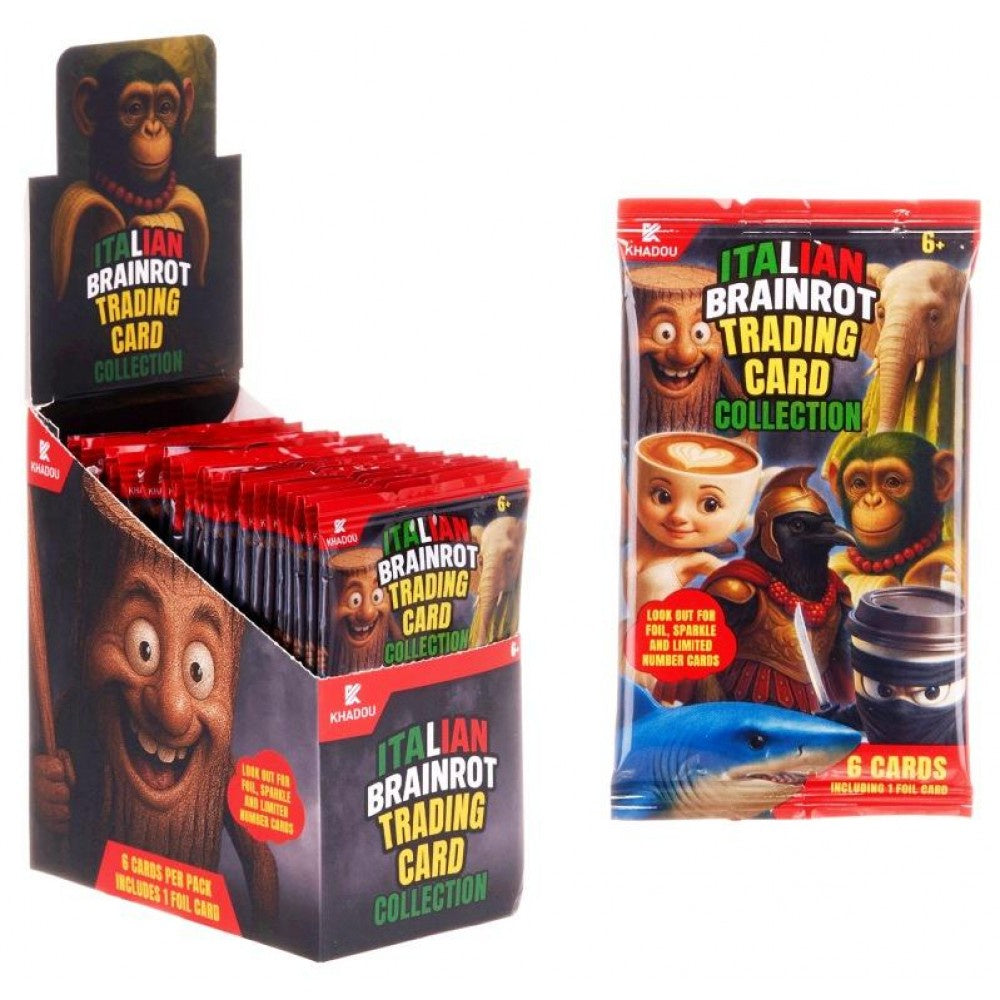 BRAINROT - Trading Card Booster Pack (6 Cards)