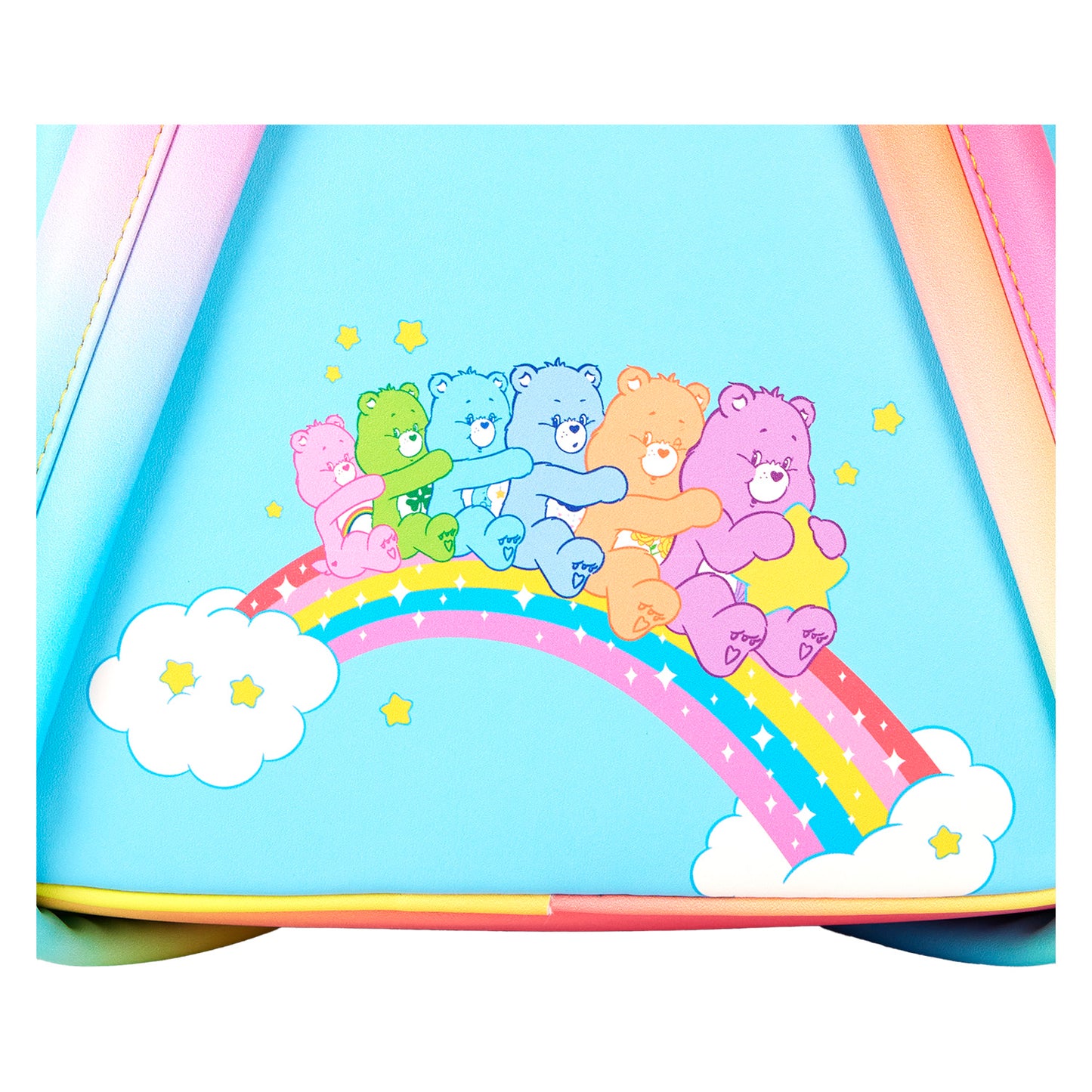 LOUNGEFLY : CARE BEARS - Rainbow Umbrella Mini Backpack