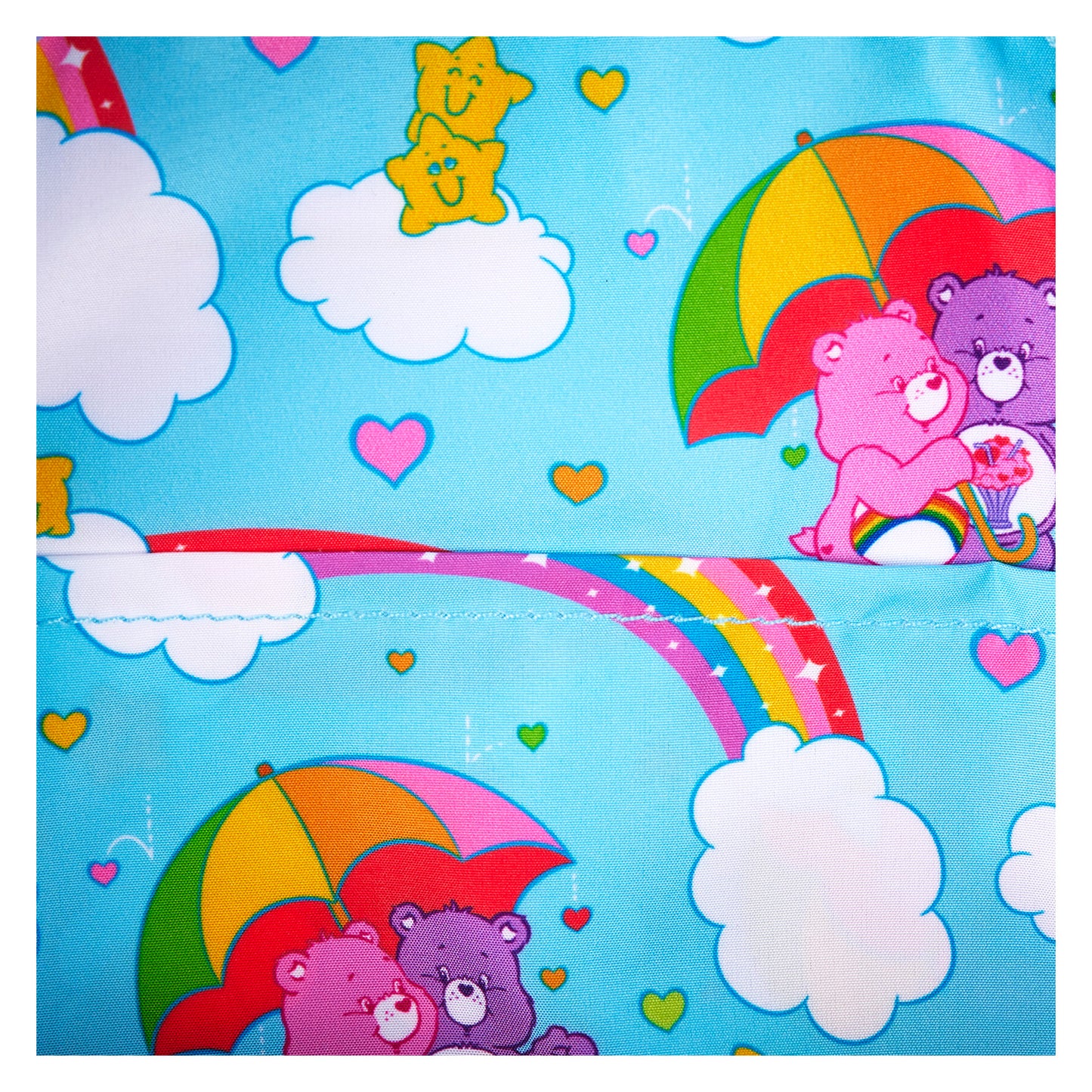 LOUNGEFLY : CARE BEARS - Rainbow Umbrella Mini Backpack