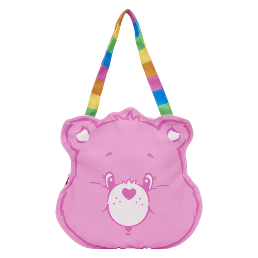 LOUNGEFLY : CARE BEARS - Cheer Bear Cosplay Oversized Canvas Tote Bag