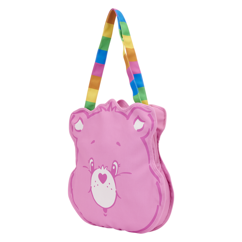 LOUNGEFLY : CARE BEARS - Cheer Bear Cosplay Oversized Canvas Tote Bag