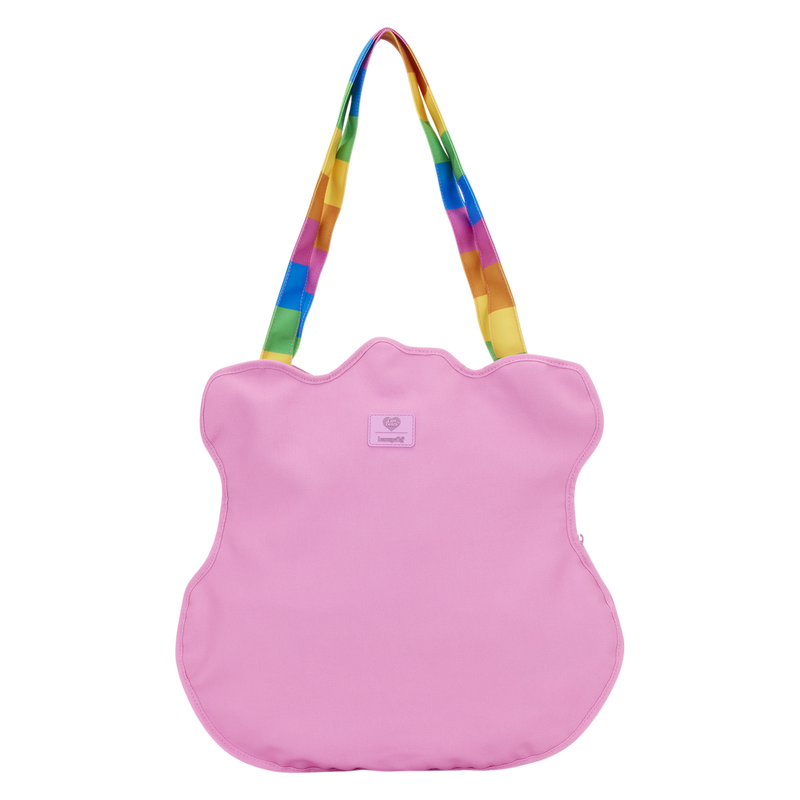 LOUNGEFLY : CARE BEARS - Cheer Bear Cosplay Oversized Canvas Tote Bag