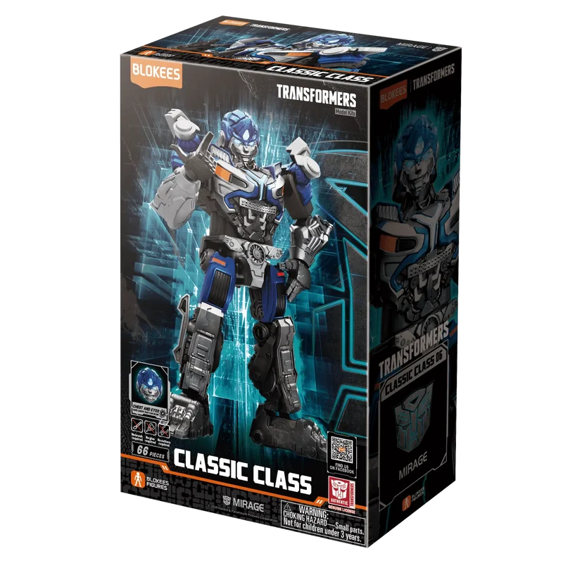 BLOKEES : TRANSFORMERS - Mirage (RotB Movie) Classis Class 23 Model Kit