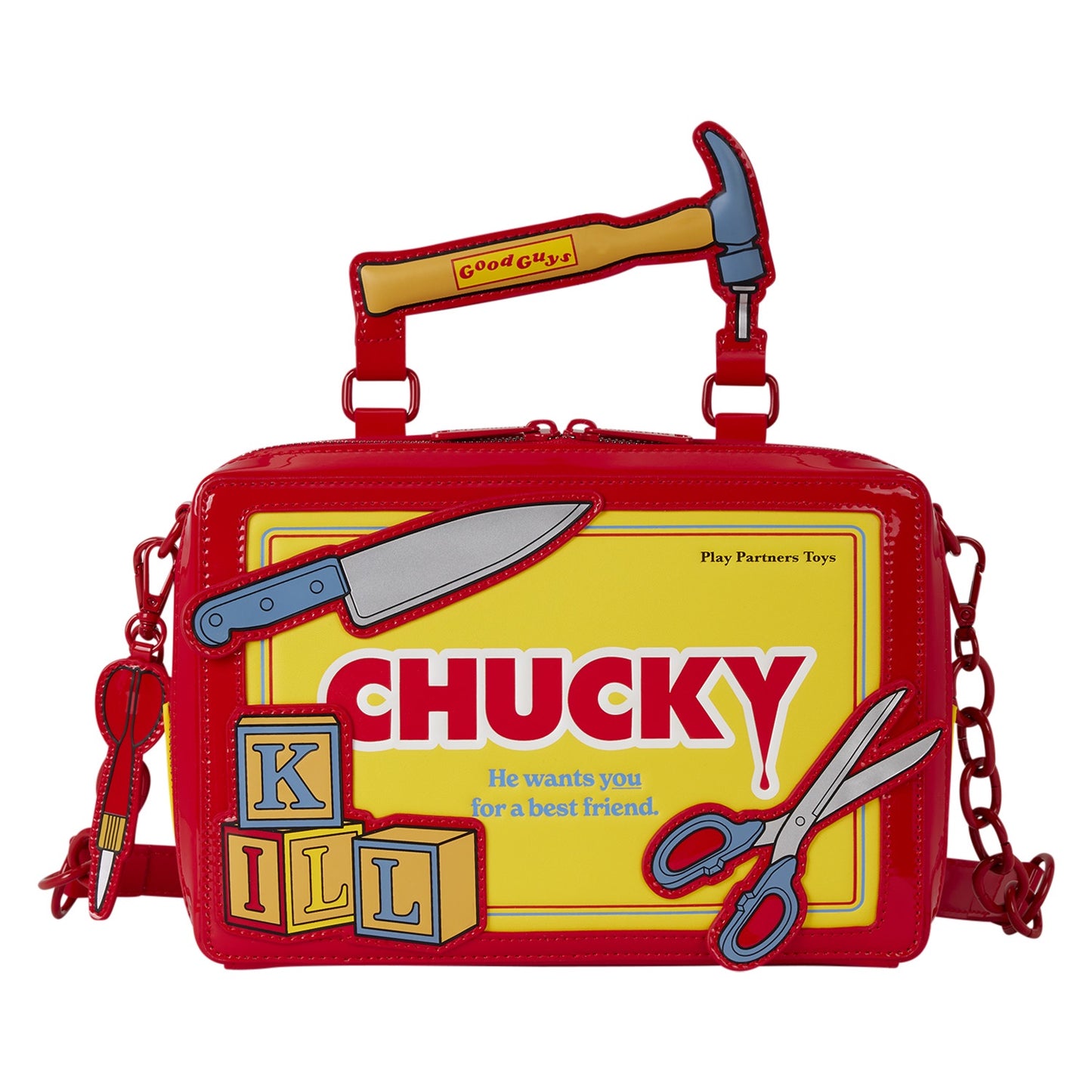 LOUNGEFLY : UNIVERSAL - Chucky Tool Box Crossbody Bag
