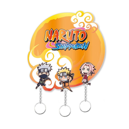 NARUTO SHIPPUDEN - Key Holder With Keyrings